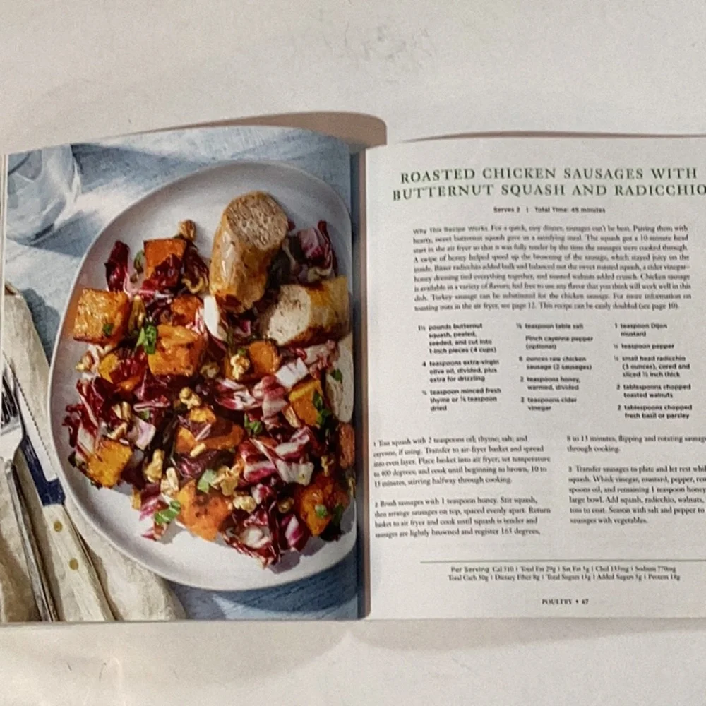 Book Healthy Air Fryer, 🆕 75 recipes, A Test Kitchen Cookbook, for all air fryer